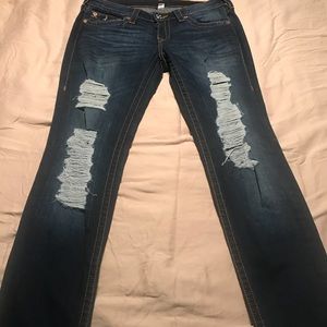 True Religion Skinny w/flaps premium sz 31